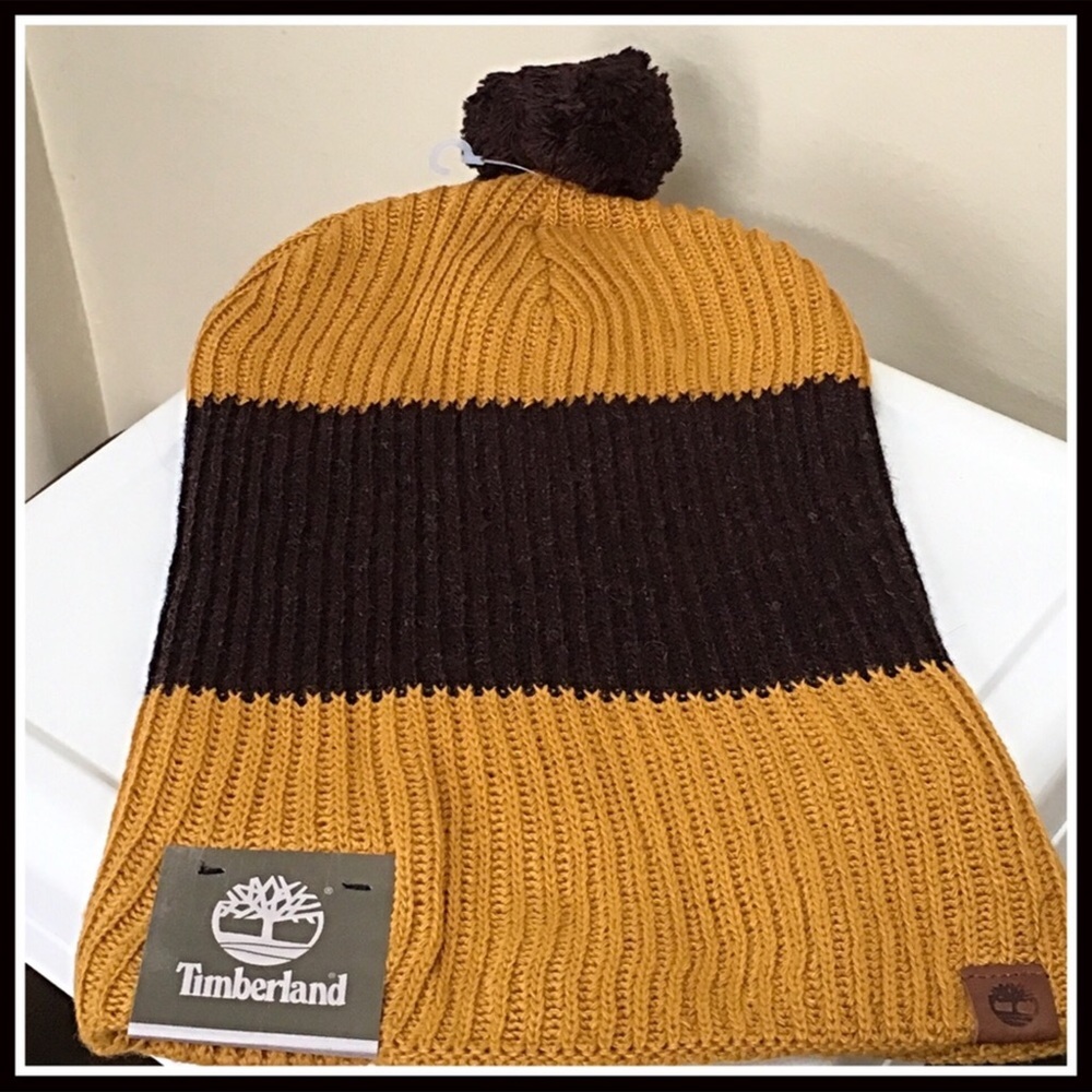 ❤️GIFT PERFECT❤️TIMBERLAND POM POM BEANIE KNIT HAT - Picture 5 of 7